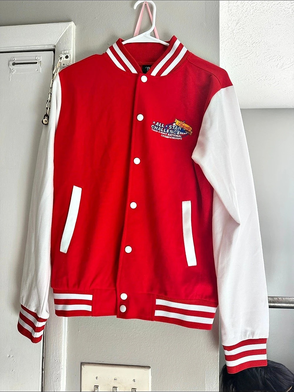 Red & White Varsity Jacket